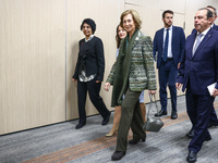 Queen Sofia of Spain attends the 36th Global Conference of Alzheimer's Disease Internationa Krakow, Poland on April 24, 2024. The ADI confer...