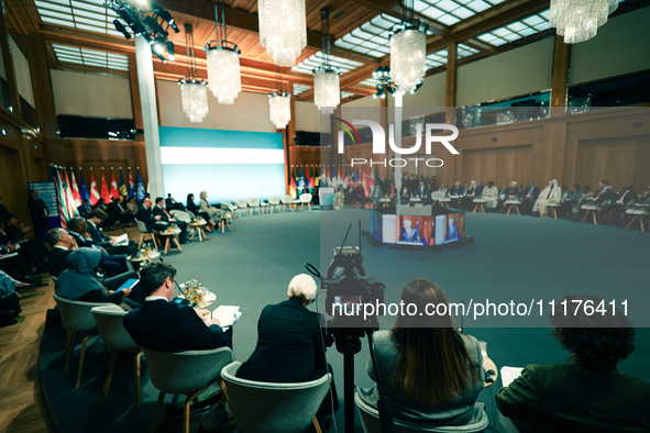 Annalena Baerbock, the Federal Minister for Foreign Affairs of Germany, and Mukhtar Babayev, the COP29 President-Designate & Minister of Eco...