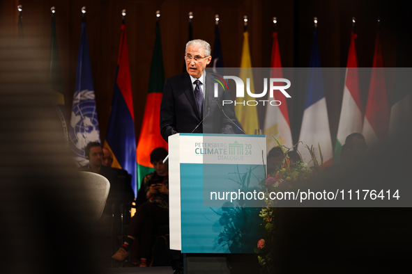 Annalena Baerbock, the Federal Minister for Foreign Affairs of Germany, and Mukhtar Babayev, the COP29 President-Designate & Minister of Eco...