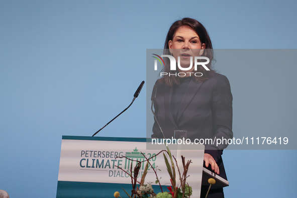 Annalena Baerbock, the Federal Minister for Foreign Affairs of Germany, and Mukhtar Babayev, the COP29 President-Designate & Minister of Eco...