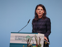 Annalena Baerbock, the Federal Minister for Foreign Affairs of Germany, and Mukhtar Babayev, the COP29 President-Designate & Minister of Eco...