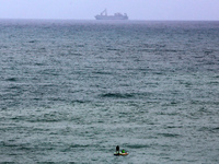 The ROY P. BENAVIDEZ (IMO: 9218210), a Logistics Naval Vessel flying the flag of the USA, is currently anchored off the coast of the Wadi Ga...