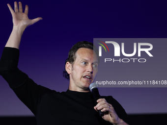 Patrick Wilson during Mastercard Off Camera festival in Krakow, Poland on April 27, 2024. (