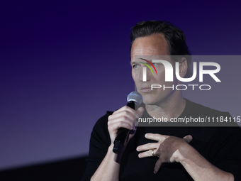 Patrick Wilson during Mastercard Off Camera festival in Krakow, Poland on April 27, 2024. (