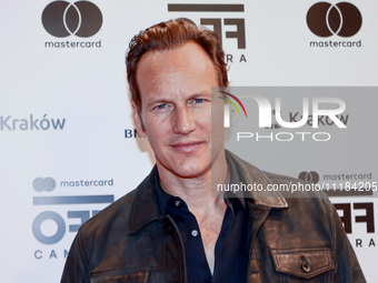 American actor Patrick Wilson attends the 17th edition of the Mastercard OFF CAMERA International Festival of Independent Cinema in Krakow,...