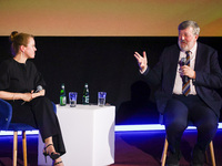 Stephen Fry attends the 17th edition of the Mastercard OFF CAMERA International Festival of Independent Cinema in Krakow, Poland on April 26...