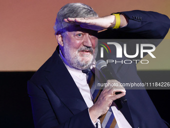 Stephen Fry attends the 17th edition of the Mastercard OFF CAMERA International Festival of Independent Cinema in Krakow, Poland on April 26...