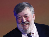 Stephen Fry attends the 17th edition of the Mastercard OFF CAMERA International Festival of Independent Cinema in Krakow, Poland on April 26...