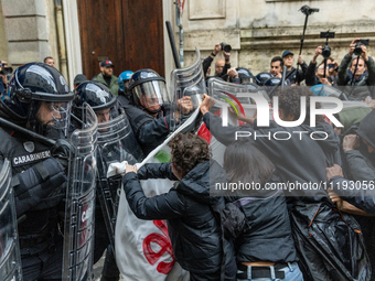 On April 29, 2024, a group of protesters gathered outside the G7 climate meeting in Turin, Italy, repeatedly attempting to reach the meeting...