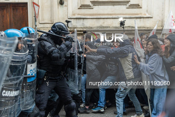 On April 29, 2024, a group of protesters gathered outside the G7 climate meeting in Turin, Italy, repeatedly attempting to reach the meeting...