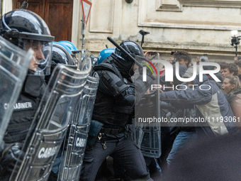 On April 29, 2024, a group of protesters gathered outside the G7 climate meeting in Turin, Italy, repeatedly attempting to reach the meeting...