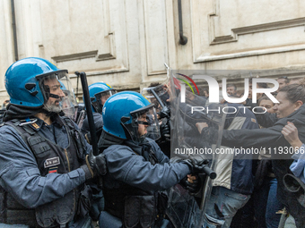 On April 29, 2024, a group of protesters gathered outside the G7 climate meeting in Turin, Italy, repeatedly attempting to reach the meeting...