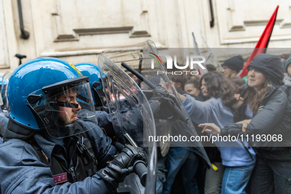 On April 29, 2024, a group of protesters gathered outside the G7 climate meeting in Turin, Italy, repeatedly attempting to reach the meeting...