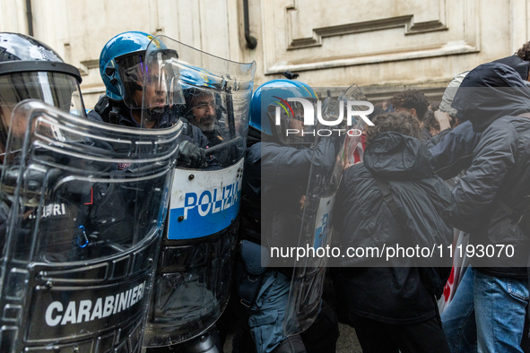 On April 29, 2024, a group of protesters gathered outside the G7 climate meeting in Turin, Italy, repeatedly attempting to reach the meeting...