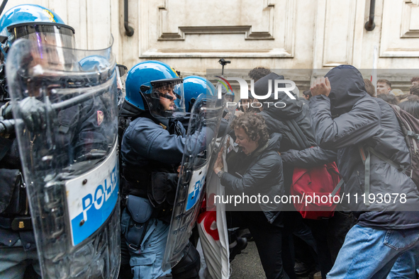 On April 29, 2024, a group of protesters gathered outside the G7 climate meeting in Turin, Italy, repeatedly attempting to reach the meeting...