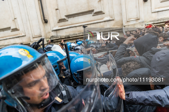 On April 29, 2024, a group of protesters gathered outside the G7 climate meeting in Turin, Italy, repeatedly attempting to reach the meeting...