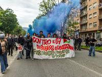 On April 29, 2024, a group of protesters gathered outside the G7 climate meeting in Turin, Italy, repeatedly attempting to reach the meeting...