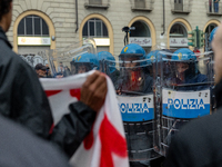 On April 29, 2024, a group of protesters gathered outside the G7 climate meeting in Turin, Italy, repeatedly attempting to reach the meeting...