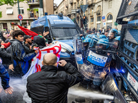 On April 29, 2024, a group of protesters gathered outside the G7 climate meeting in Turin, Italy, repeatedly attempting to reach the meeting...