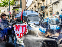 On April 29, 2024, a group of protesters gathered outside the G7 climate meeting in Turin, Italy, repeatedly attempting to reach the meeting...