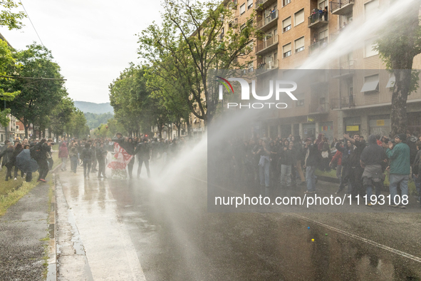 On April 29, 2024, a group of protesters gathered outside the G7 climate meeting in Turin, Italy, repeatedly attempting to reach the meeting...