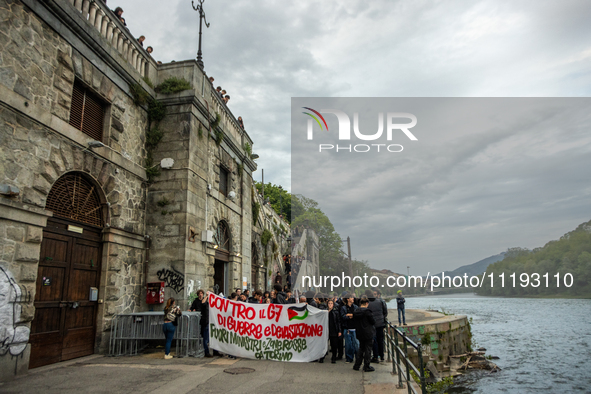 On April 29, 2024, a group of protesters gathered outside the G7 climate meeting in Turin, Italy, repeatedly attempting to reach the meeting...