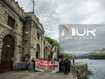 On April 29, 2024, a group of protesters gathered outside the G7 climate meeting in Turin, Italy, repeatedly attempting to reach the meeting...