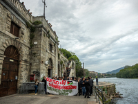 On April 29, 2024, a group of protesters gathered outside the G7 climate meeting in Turin, Italy, repeatedly attempting to reach the meeting...