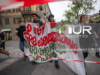 On April 29, 2024, a group of protesters gathered outside the G7 climate meeting in Turin, Italy, repeatedly attempting to reach the meeting...