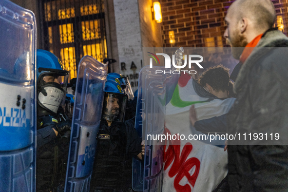 On April 29, 2024, a group of protesters gathered outside the G7 climate meeting in Turin, Italy, repeatedly attempting to reach the meeting...