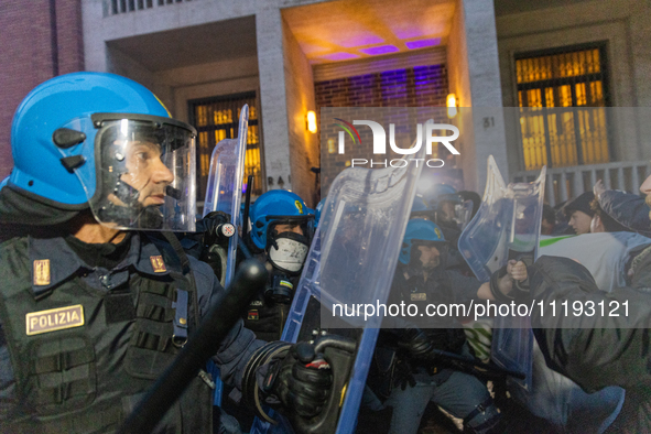 On April 29, 2024, a group of protesters gathered outside the G7 climate meeting in Turin, Italy, repeatedly attempting to reach the meeting...