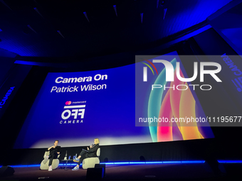 Patrick Wilson during Mastercard Off Camera Festival in Krakow, Poland on April 27, 2024. (