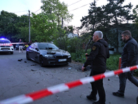 Oleh Kiper, the Head of the Odesa Regional Military Administration, is responding to a Russian missile attack in Odesa, southern Ukraine, on...