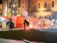 Israeli Protesters Laid Siege On The UCLA Gaza Support Camp For Over 4 Hours. The Israeli Protesters Used Make Shift Weapons, Chemical Weapo...