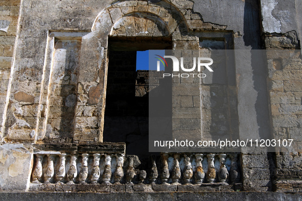 The Dubiecki Manor, built between 1830 and 1854, is lying in ruins in Vasylivka, Ukraine, on April 30, 2024. Known as ''Wolf's Lair,'' the h...