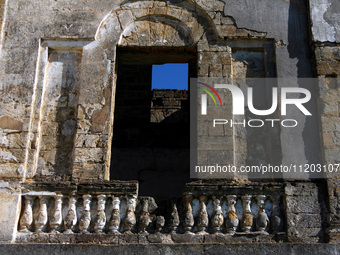 The Dubiecki Manor, built between 1830 and 1854, is lying in ruins in Vasylivka, Ukraine, on April 30, 2024. Known as ''Wolf's Lair,'' the h...