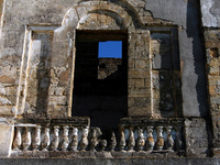 The Dubiecki Manor, built between 1830 and 1854, is lying in ruins in Vasylivka, Ukraine, on April 30, 2024. Known as ''Wolf's Lair,'' the h...