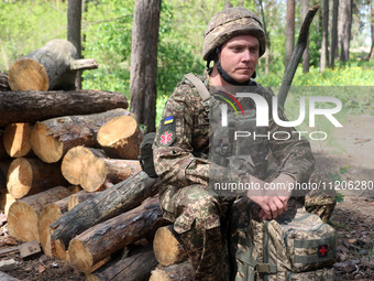 Oleksii, known by his call sign Shershen (Hornet), is serving as a marksman and medic with the 5th Slobozhanska Brigade of the National Guar...