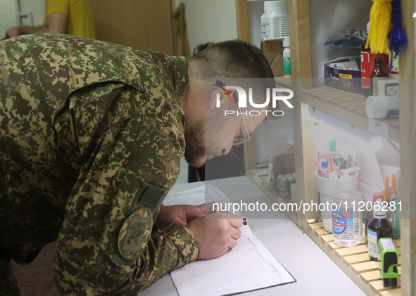 Ihor, known by his call sign Khranytel (Keeper), who is a marksman and medic of the 5th Slobozhanska Brigade of the National Guard of Ukrain...