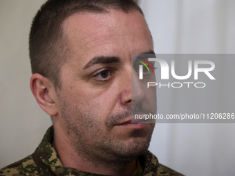 A military doctor of the 5th Slobozhanska Brigade of the National Guard of Ukraine, known by his call sign Morfin (Morphine), is providing m...