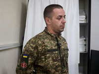 A military doctor of the 5th Slobozhanska Brigade of the National Guard of Ukraine, known by his call sign Morfin (Morphine), is providing m...