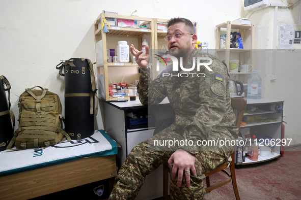 Ihor, known by his call sign Khranytel (Keeper), is serving as a marksman and medic for the 5th Slobozhanska Brigade of the National Guard o...