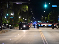 One person is dead after a motor vehicle accident in Chicago, Illinois, United States, on May 5, 2024. Police are responding to an auto acci...