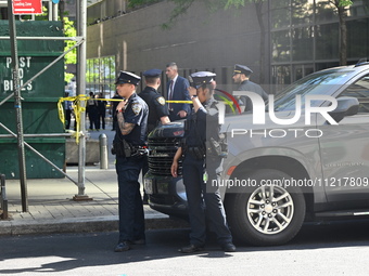 A 16-year-old male victim is being shot and killed in Manhattan, New York, United States, on May 7, 2024. At approximately 2:30 p.m. on Tues...