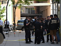 A 16-year-old male victim is being shot and killed in Manhattan, New York, United States, on May 7, 2024. At approximately 2:30 p.m. on Tues...