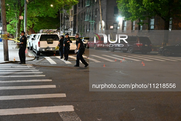 Two women are being treated for injuries after a shooting in the Bronx, New York, United States, on May 7, 2024. On Tuesday evening, on the...