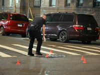 Two women are being treated for injuries after a shooting in the Bronx, New York, United States, on May 7, 2024. On Tuesday evening, on the...