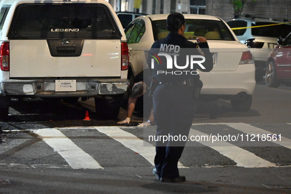 Two women are being treated for injuries after a shooting in the Bronx, New York, United States, on May 7, 2024. On Tuesday evening, on the...