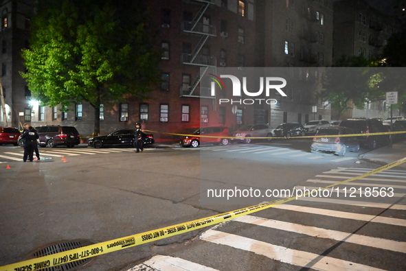 Two women are being treated for injuries after a shooting in the Bronx, New York, United States, on May 7, 2024. On Tuesday evening, on the...