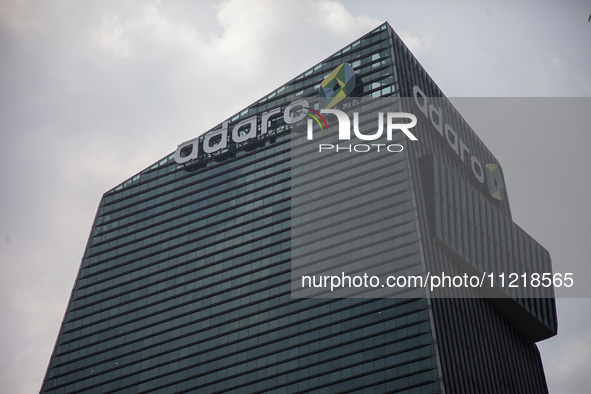 The Adaro Energy Indonesia office building is seen in Jakarta, Indonesia, on May 8, 2024. 